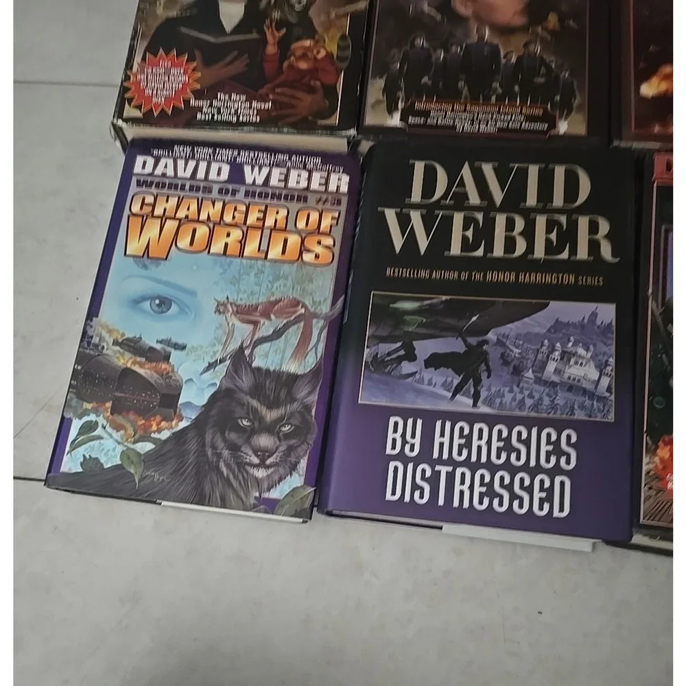 Lot of 17 Changer of Worlds David Weber War Military Paperback‎ Hardcover Books